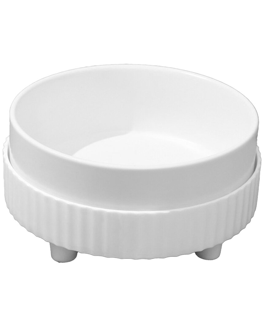 Fresh Fab Finds Heated Pet Water Bowl: Usb Powered Ceramic With Thermal Heating In White