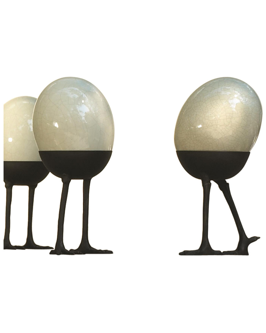 Global Views Ostrich Egg On Legs Décor