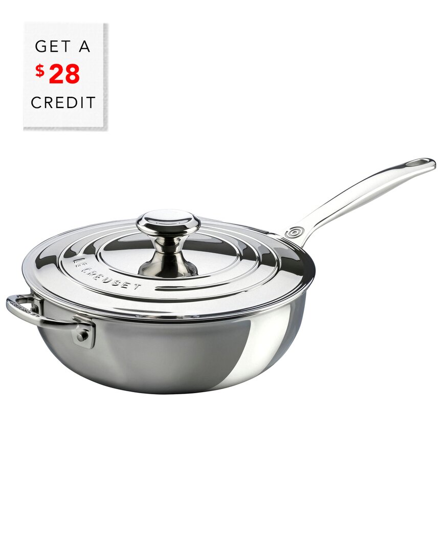 Le Creuset 3.5-quart Stainless Steel Saucier With Lid