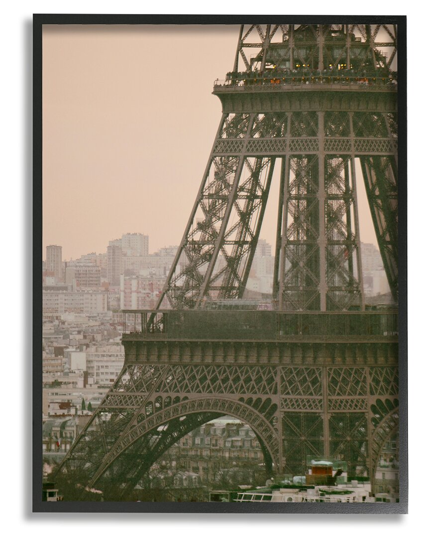 Shop Stupell Eiffel Tower Paris Skyline Framed Giclee Wall Art By Carina Okula