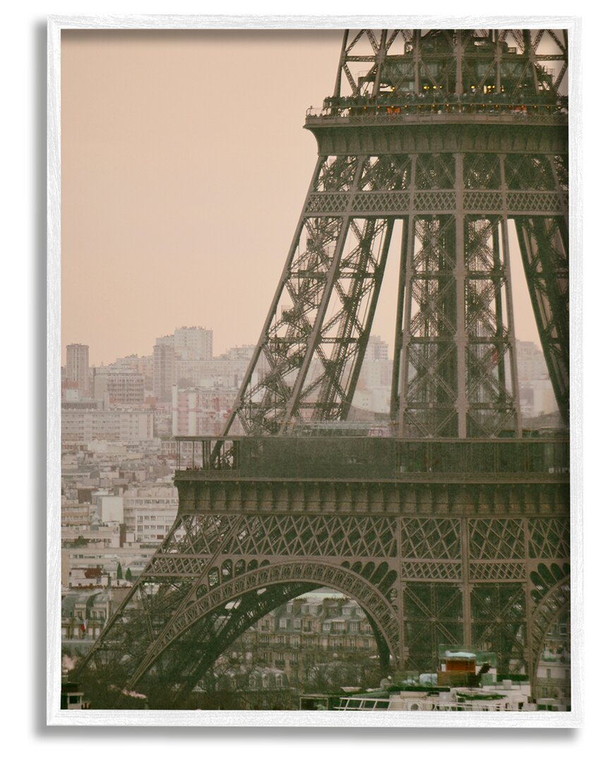 Stupell Eiffel Tower Paris Skyline Framed Giclee Wall Art By Carina Okula