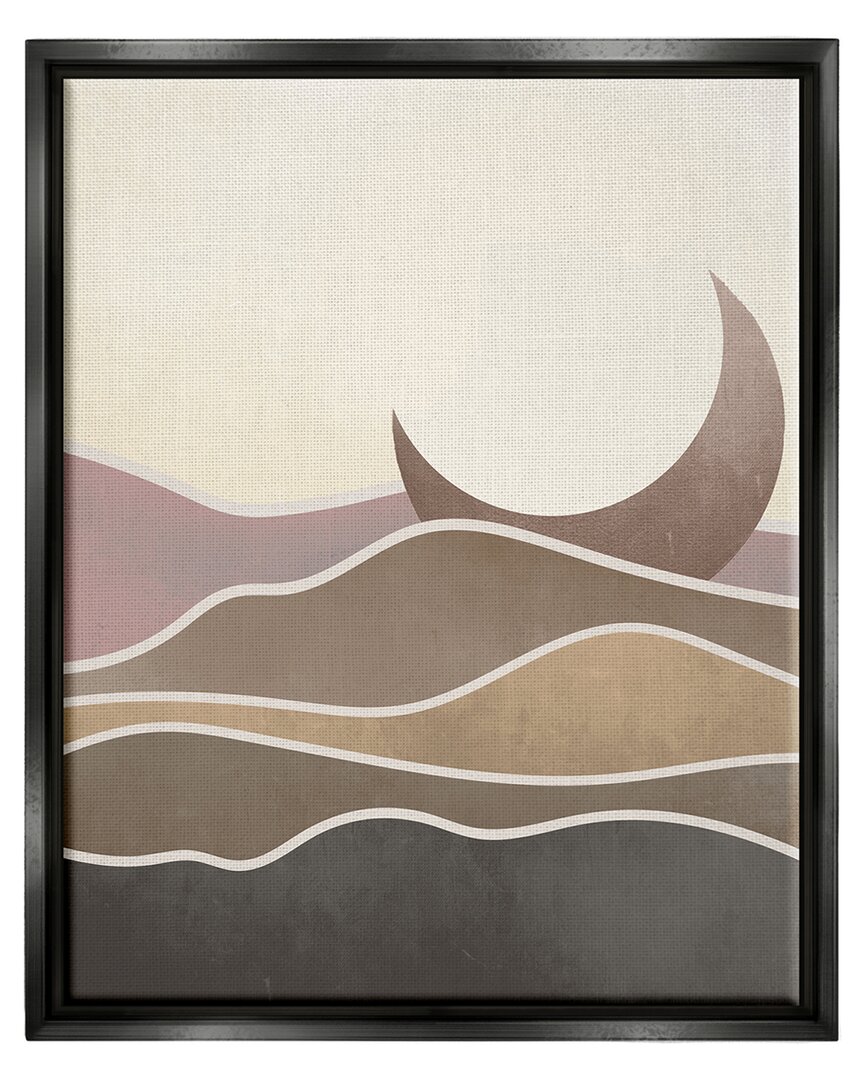 Stupell Desert Moon Sand Dunes Scenery Framed Floater Canvas Wall Art By Lil' Rue