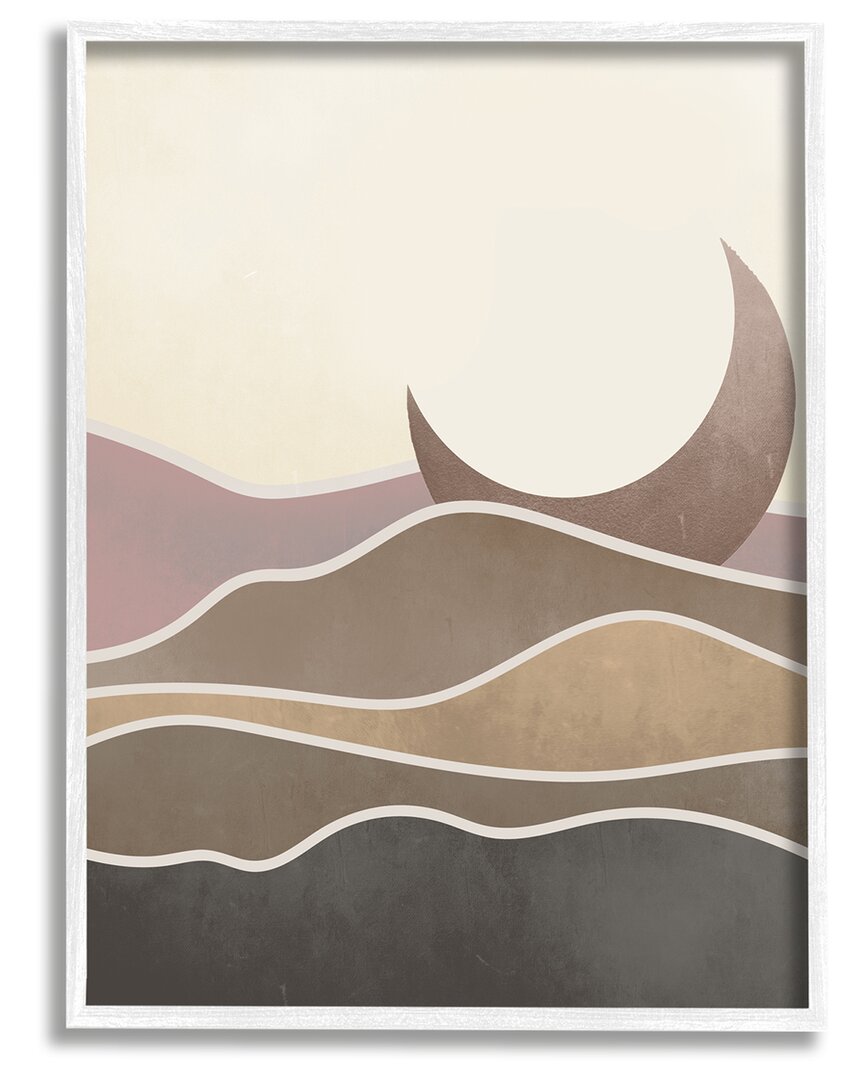 Stupell Desert Moon Sand Dunes Scenery Framed Giclee Wall Art By Lil' Rue