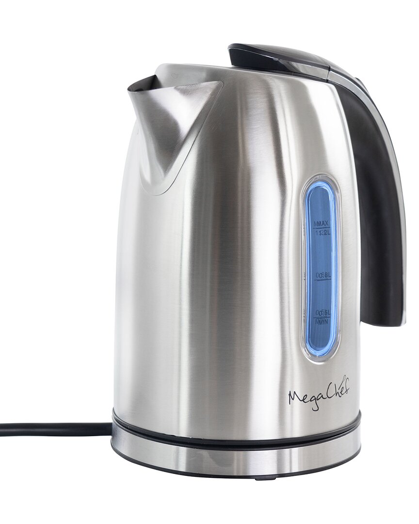 Megachef 1.2 Quart Steel Electric Tea Kettle