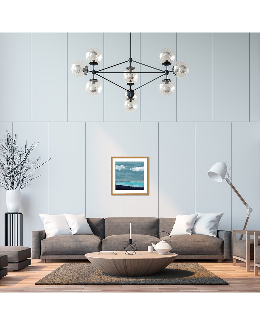Ready2hangart Radiant Horizons: Abstract Seascape By Gypseavillage Wall Art