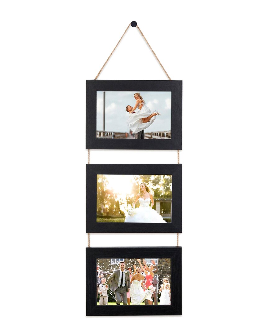 Fresh Fab Finds 4x6in Wall Hanging Picture Collage Frame In Black