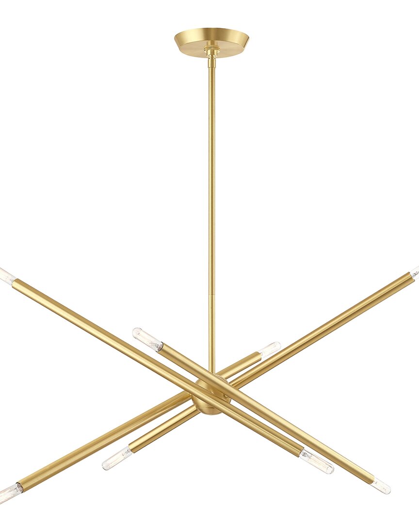 Livex Lighting 8-light Satin Brass Pendant