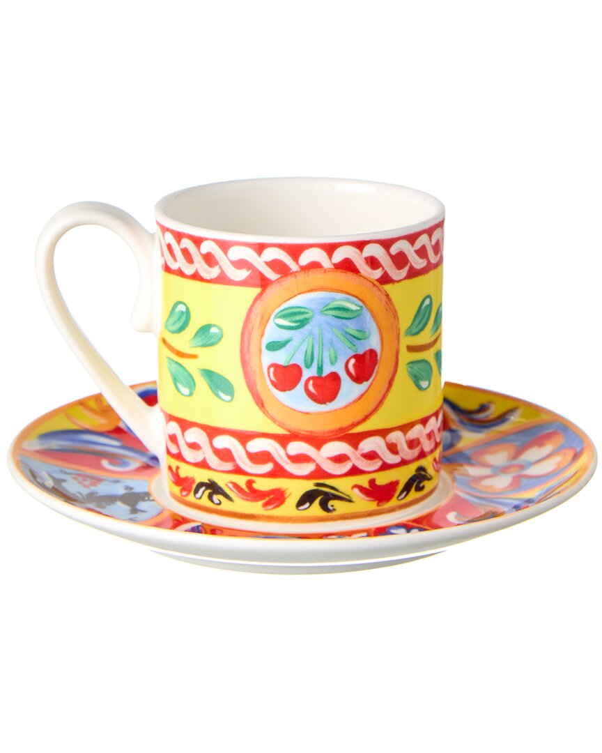 Shop Dolce & Gabbana Coffee Cup & Saucer Set