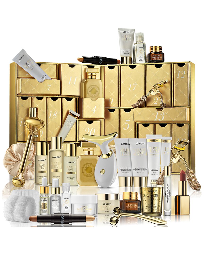 Lovery 24pc Limited-edition Luxury Skincare & Beauty Advent Calendar Gift Set