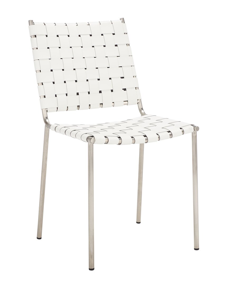 Safavieh Wesson Woven Dining Chair In White