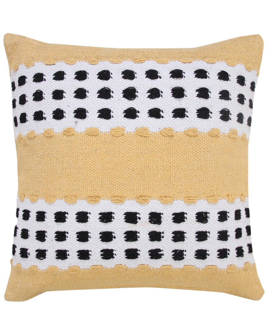 Lr Home Brynn Metropolitan Striped Throw Pillow In Yellow