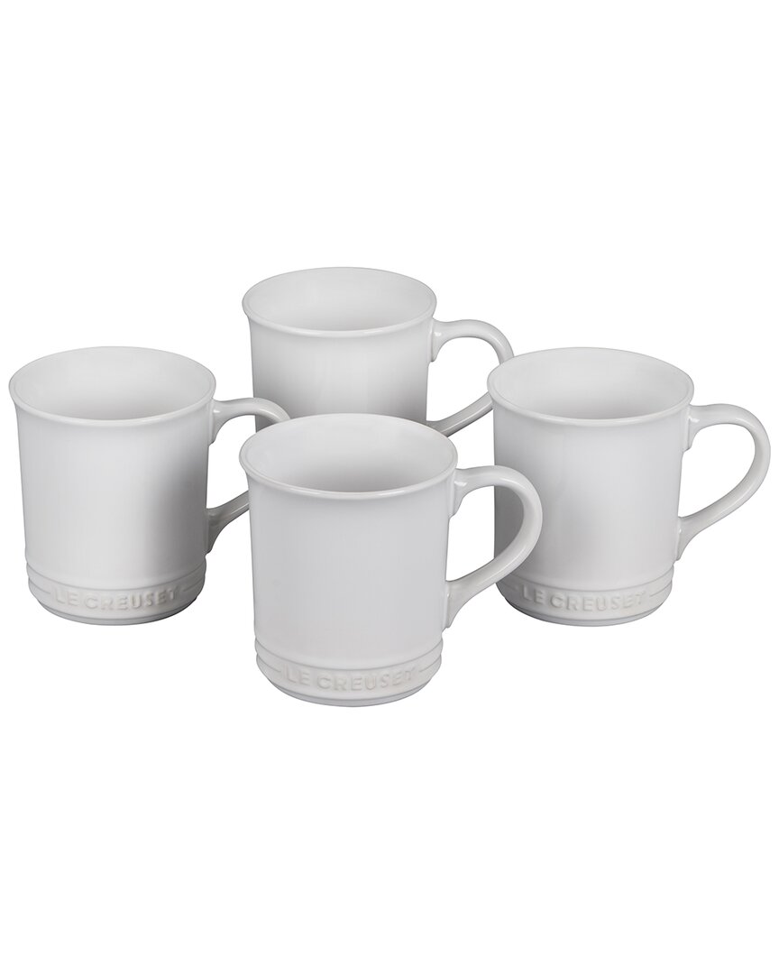 Le Creuset 14 Oz. Stoneware Set Of Four Coffee Mugs