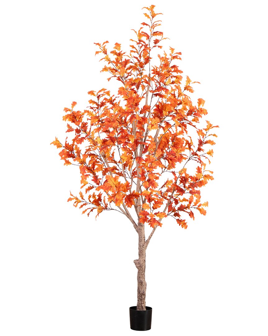 Nearly Natural 9ft. Autumn Oak Artificial Fall Tree