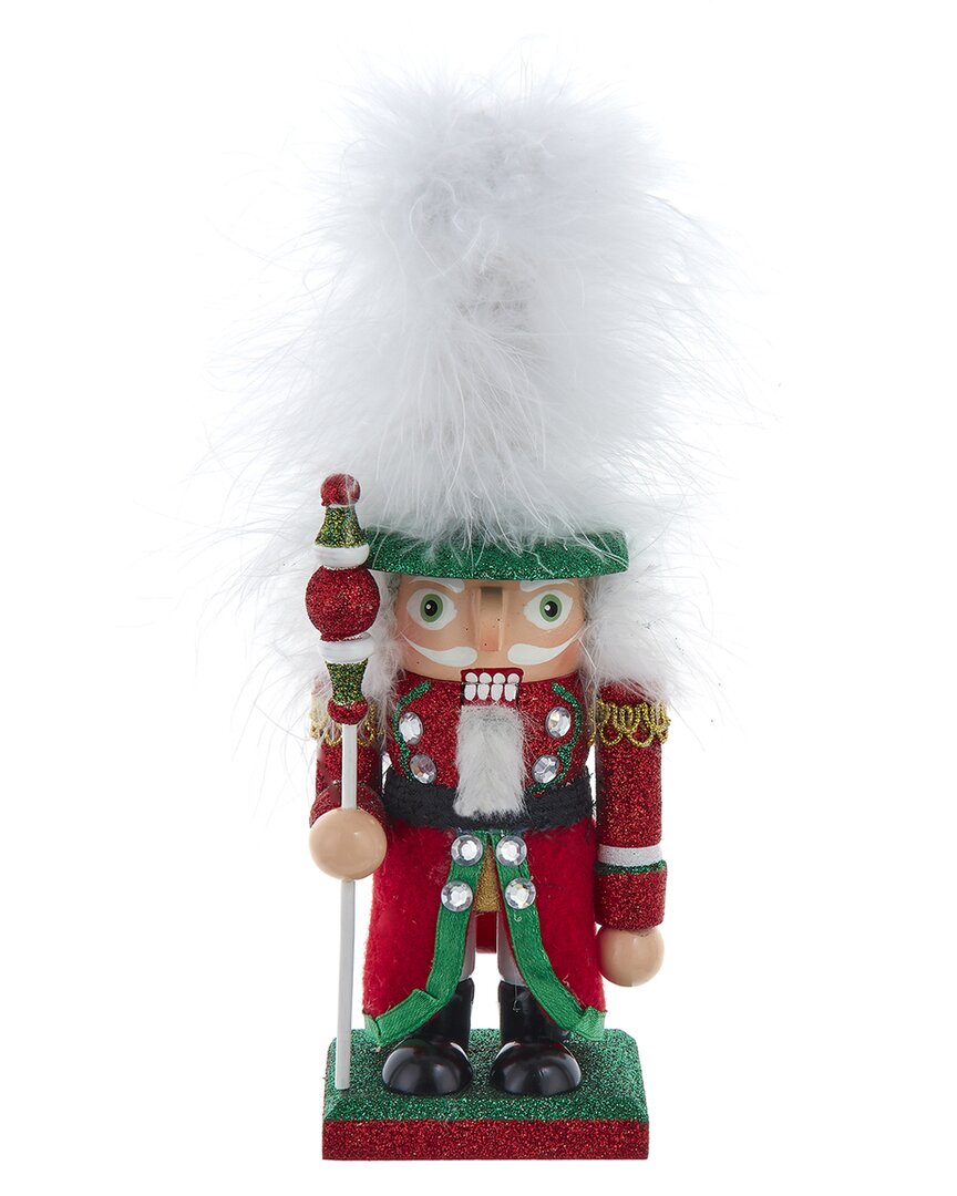 Kurt Adler 9in Hollywood Nutcrackers Red In Red