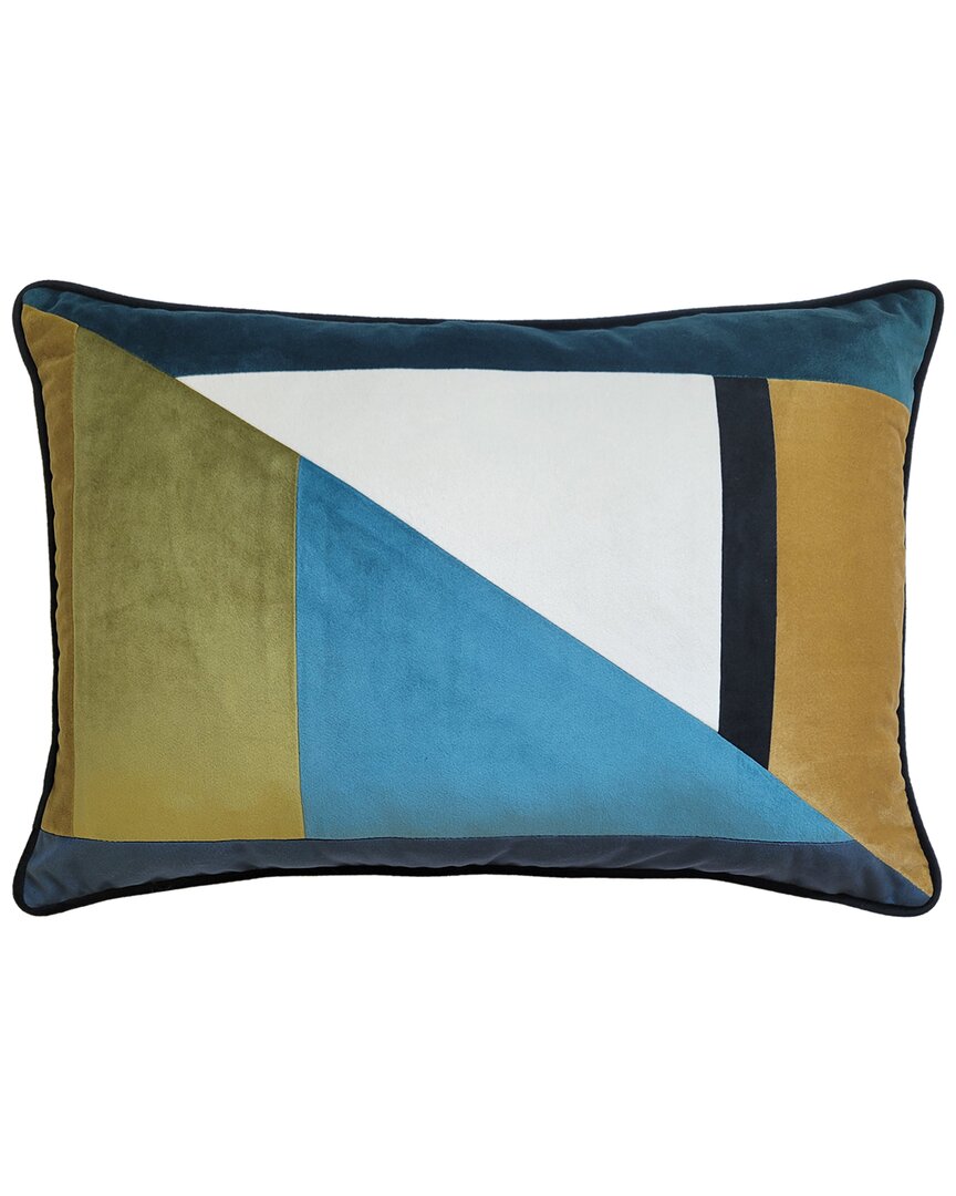 Edie Home Upcycled Renaissance Patchwork Decorative Pillow