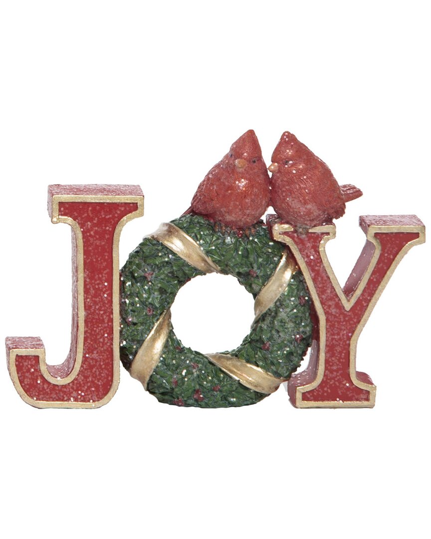 Transpac Resin 10.25in Multicolored Christmas Word Decor