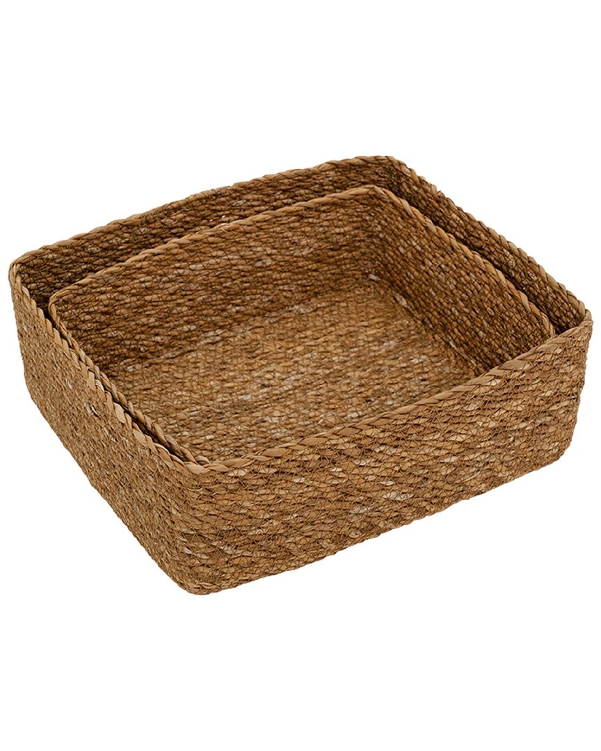 Bidkhome Baskets Dorno, Set Of 2 In Natural