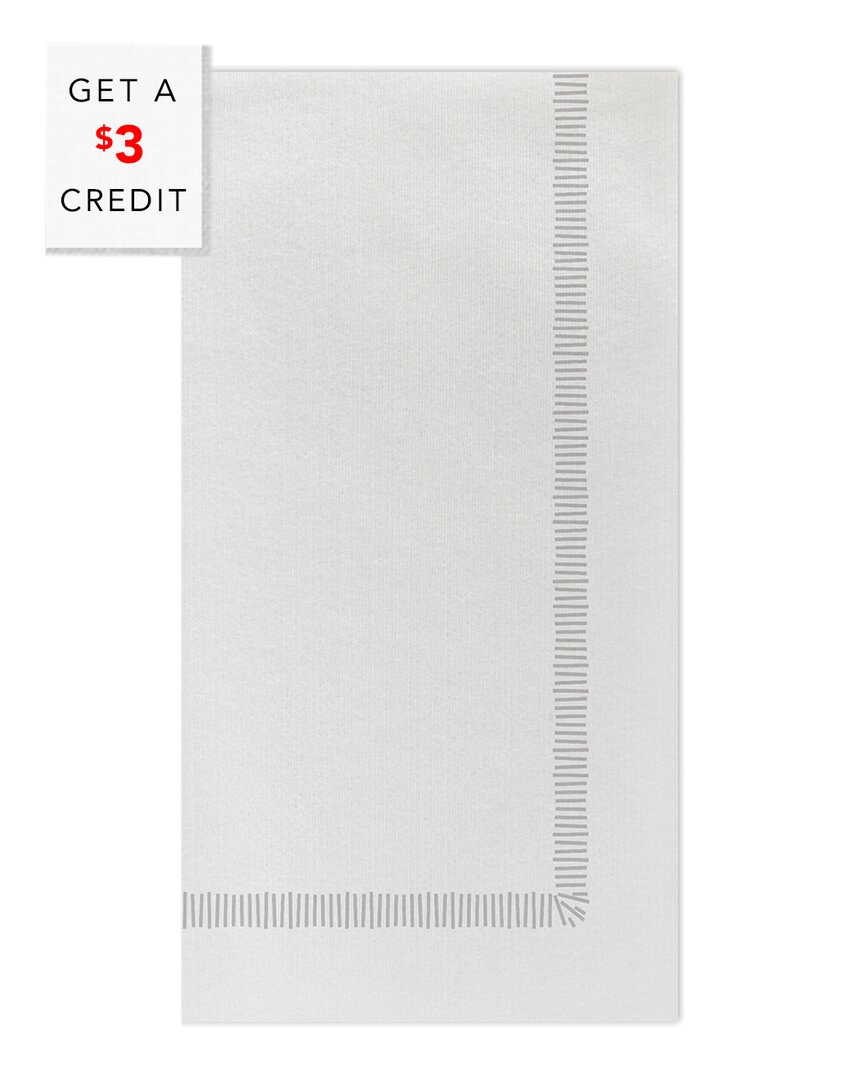 Vietri Papersoft Napkins Pack Of 50 Guest Towels In White