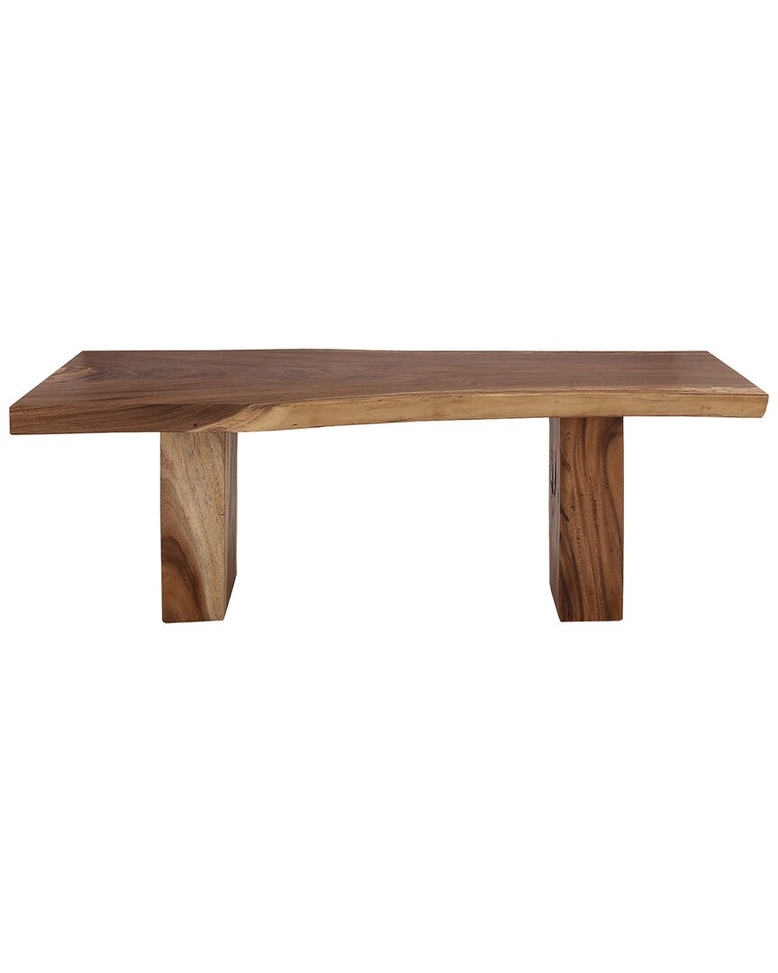 Peyton Lane Contemporary Light Wood Dining Table In Brown