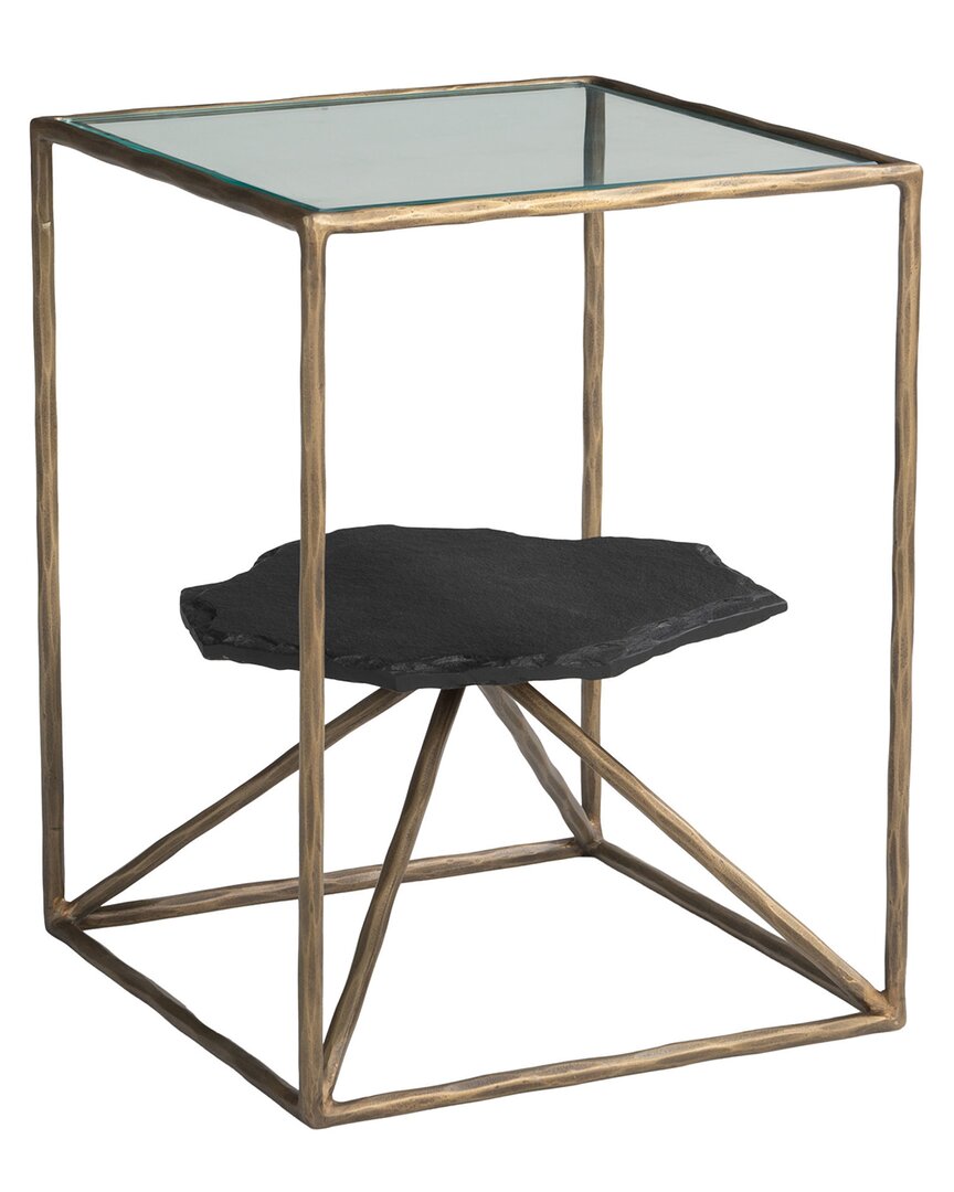 Zuo Modern Ranol Side Table Brass In Metallic