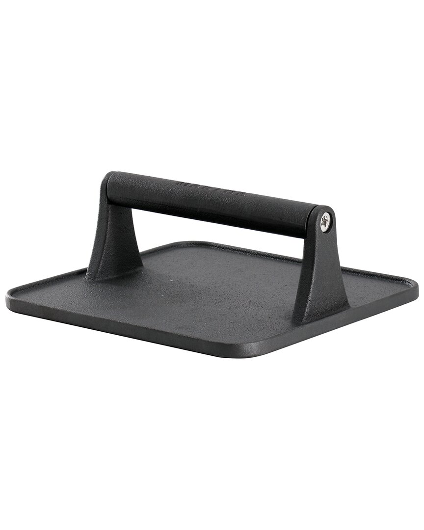 Martha Stewart 7in Square Pre-seasoned Cast Iron Grill Press