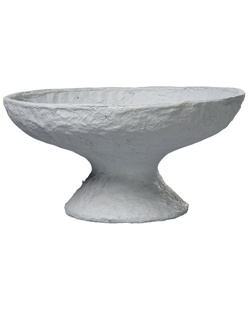 Jamie Young Garden Pedestal Bowl In Gray