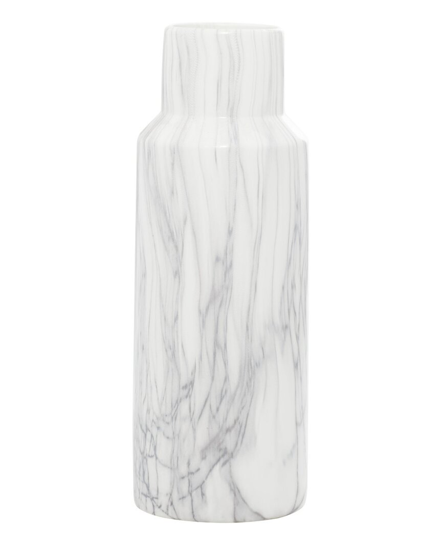 Peyton Lane White Stoneware Contemporary Vase