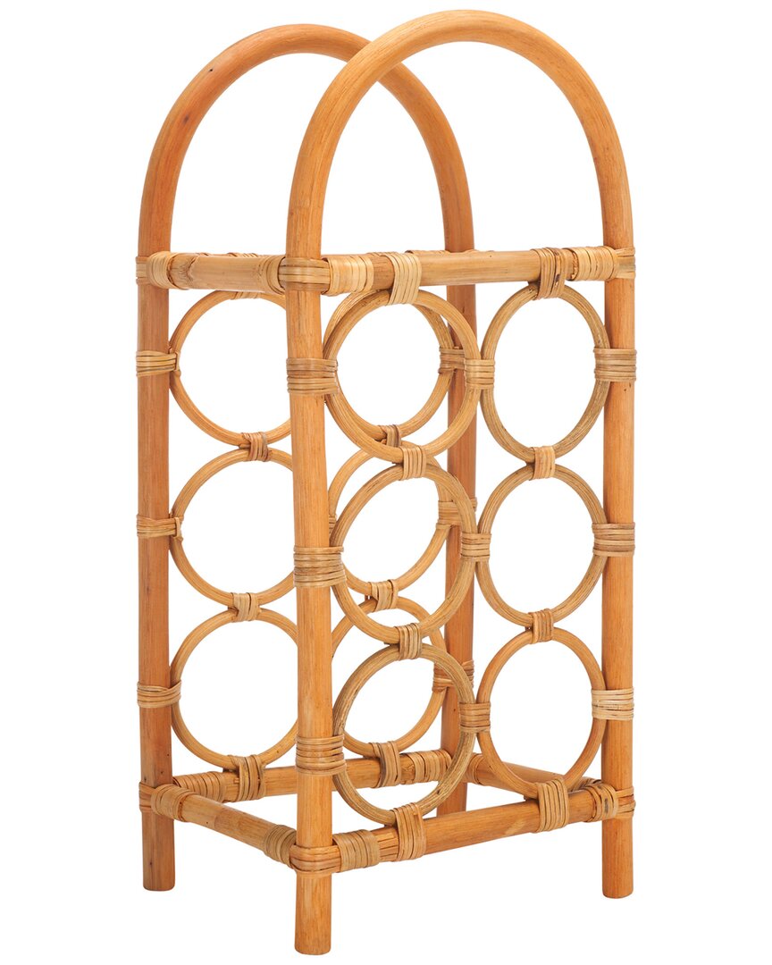 Safavieh Lyza Rattan Wine Rack