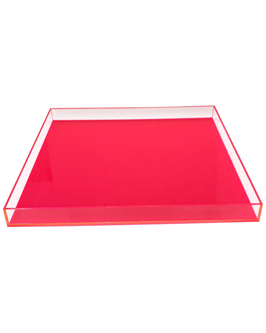 R16 Neon Large Tray In Pink