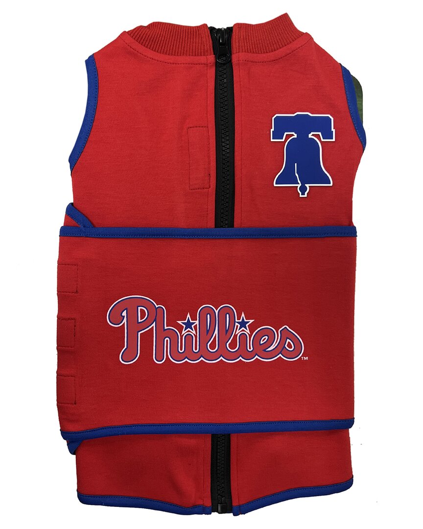 Pets First Mlb Philadelphia Phillies Soothing Solution Vest In Multicolor