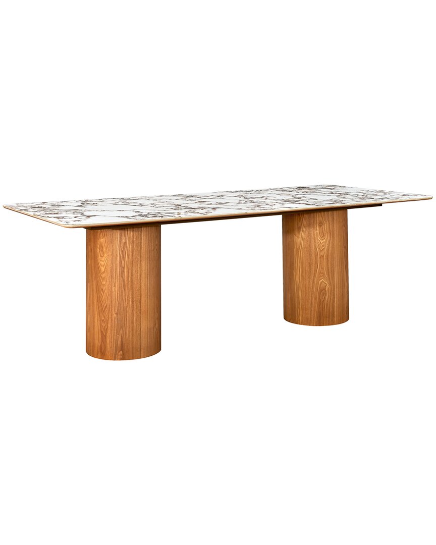 Tov Furniture Tamara Ceramic Rectangular Dining Table