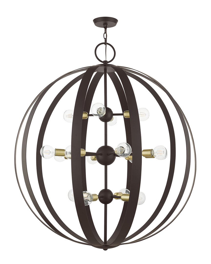 Livex Lighting Modesto Bronze 16 Light Chandelier