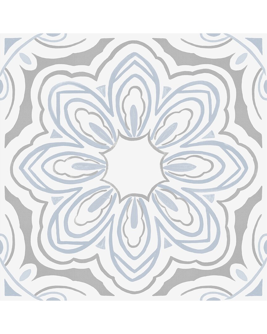 FLOORPOPS FLOORPOPS MORRIS PEEL & STICK FLOOR TILES SET OF 20