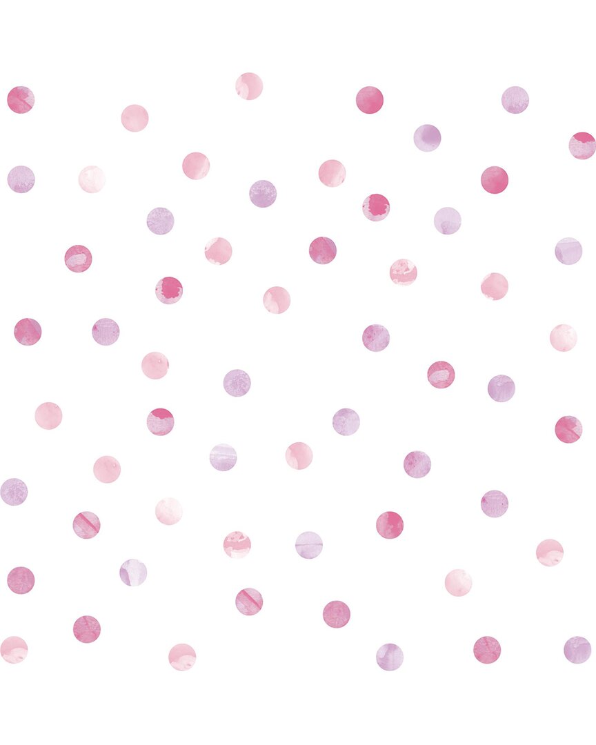 Wallpops Watercolor Dots Wall Art Kit In Pink