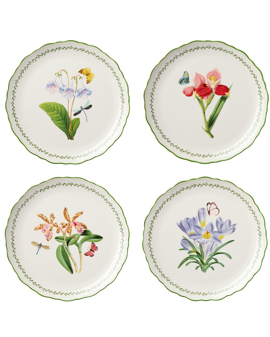 Certified International Mirabella Set Of 4 Dinner Plates