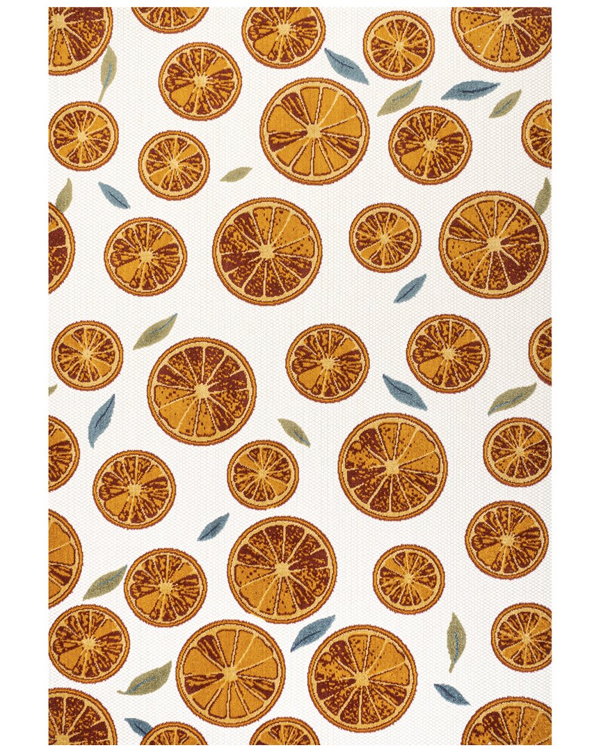 Shop Jonathan Y Designs Aranciata Citrus Indoor/outdoor Rug In Orange