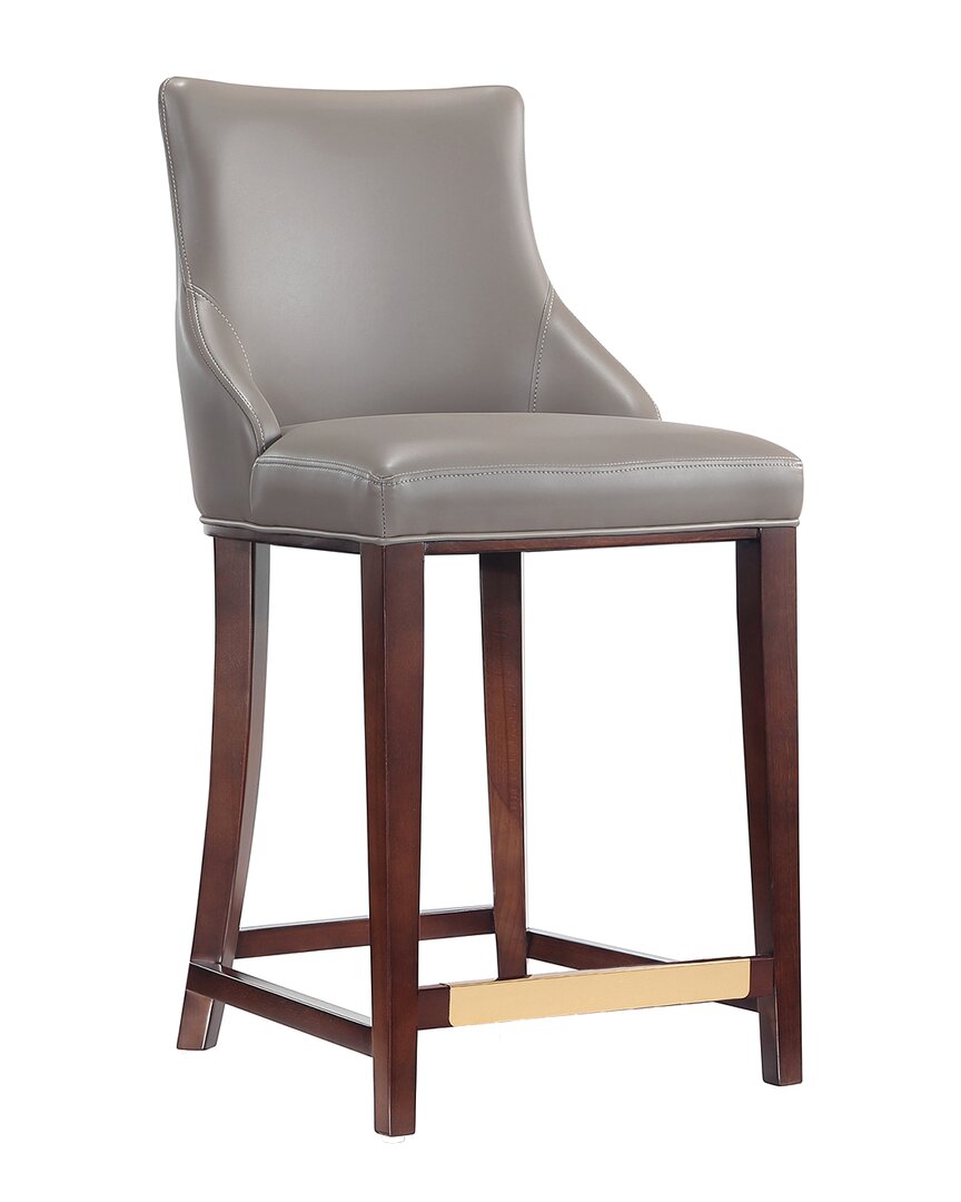 Manhattan Comfort Modern Set Of 3 Shubert Upholstered Counter Stools
