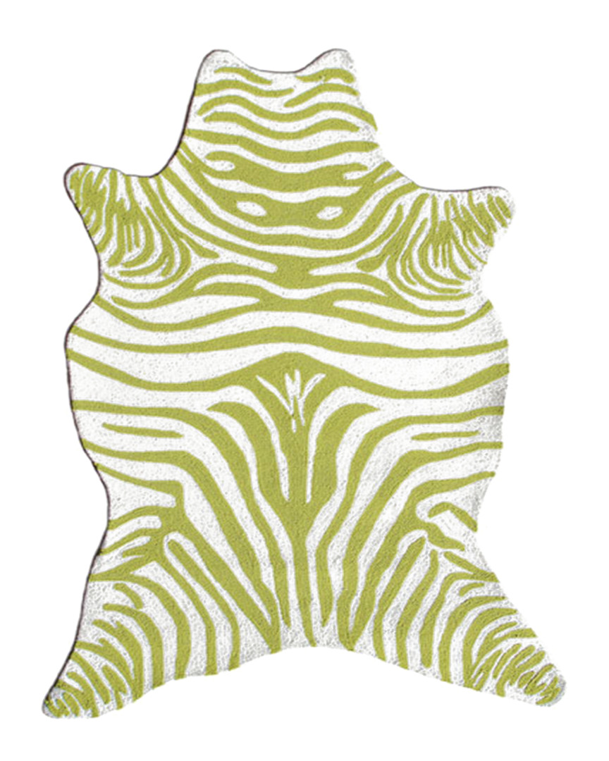 R16 Zebra Hand-made Acrylic Contemporary Indoor/outdoor Rug