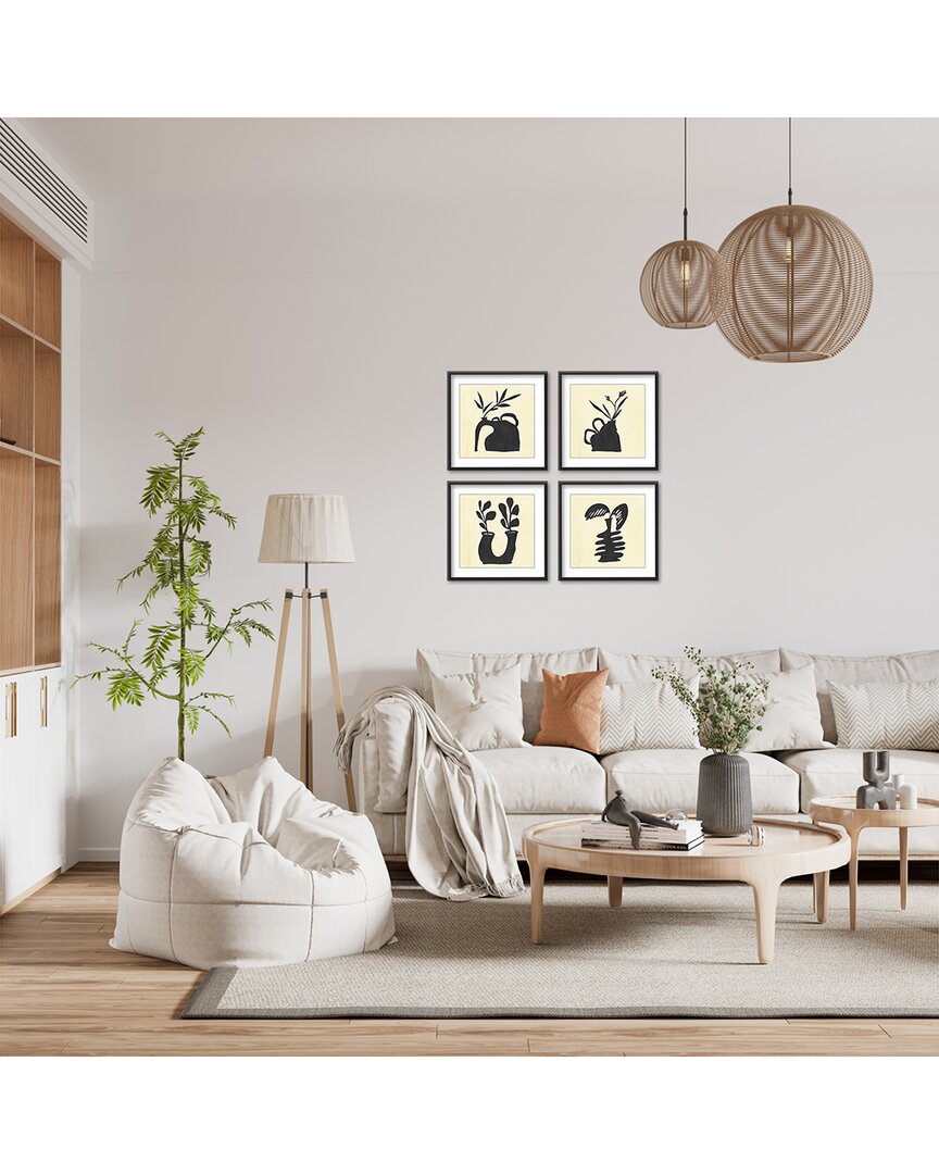 Ready2hangart Royal Bloom Quartet By Chici Džcor Wall Art
