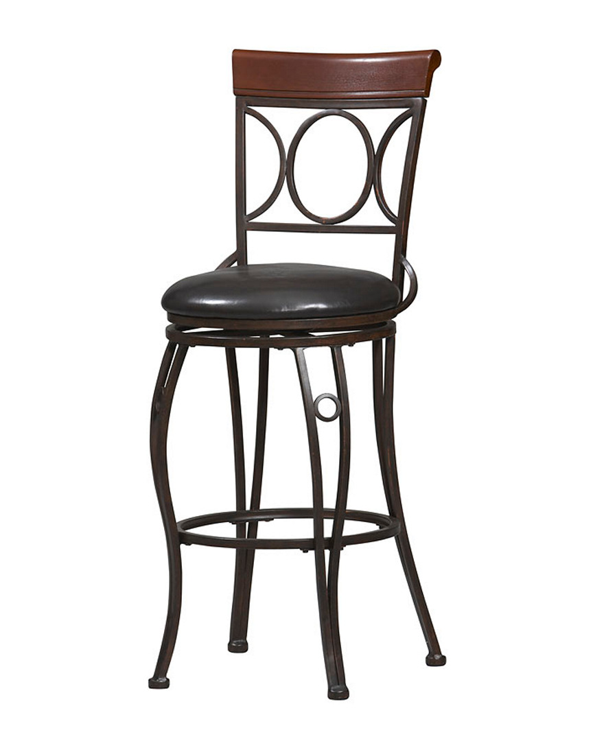 Linon Furniture Linon Circles Back Counter Stool