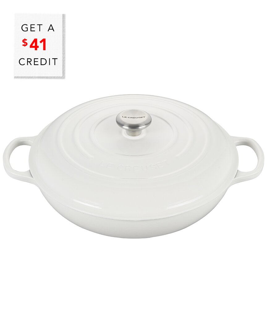 Le Creuset Signature 5 Quart Enameled Cast Iron Braiser