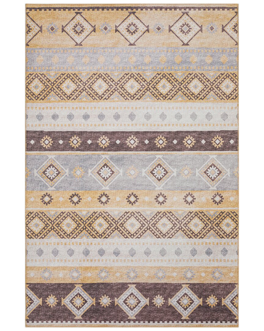 Addison Rugs Yuma Indoor/outdoor Washable Rug In Brown
