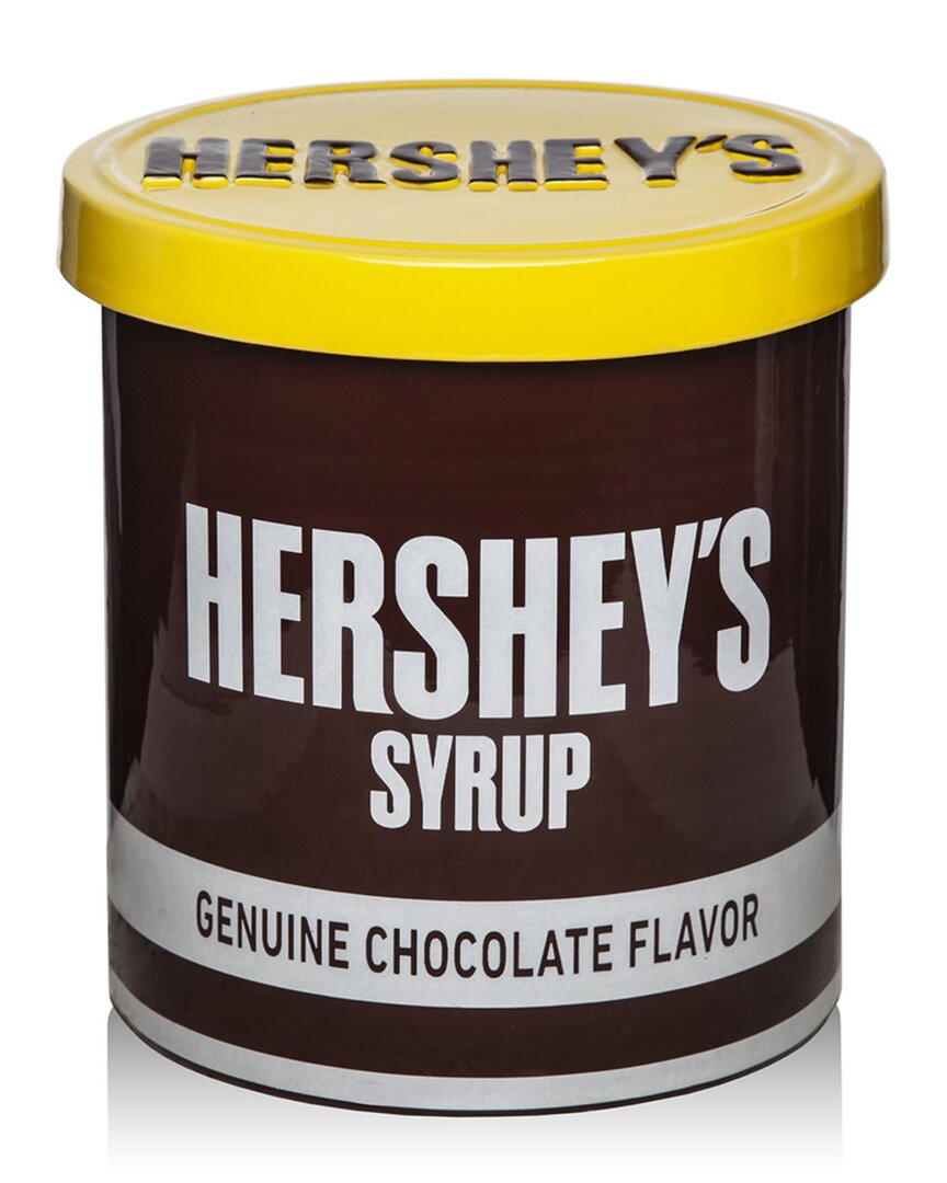 Godinger Hershey's Syrup Cookie Jar In Maroon