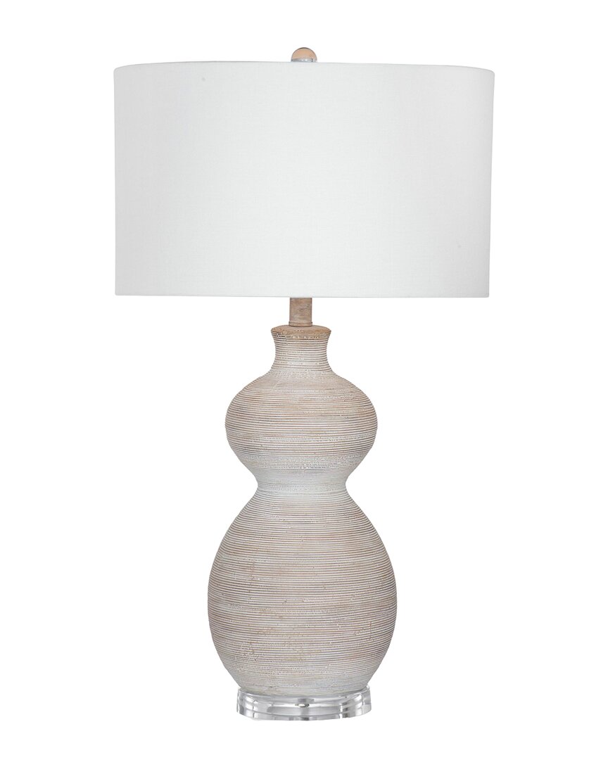 Bassett Mirror Sandy Table Lamp In White