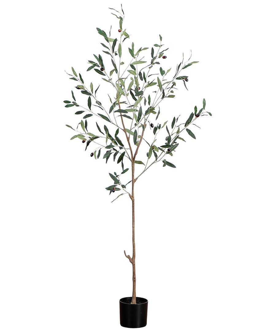 NEARLY NATURAL NEARLY NATURAL 5FT ARTIFICIAL SLIM MINIMALIST OLIVE TREE 