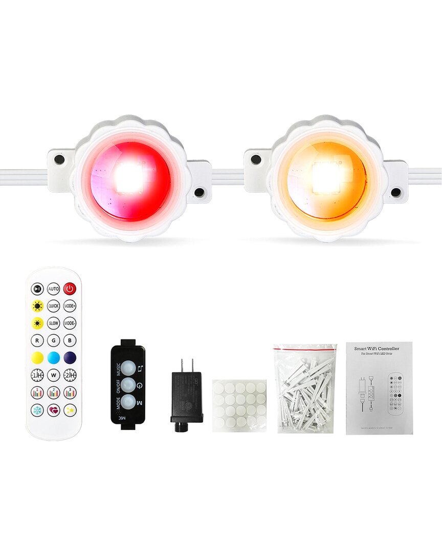 Fresh Fab Finds 101ft Permanent Outdoor Lights