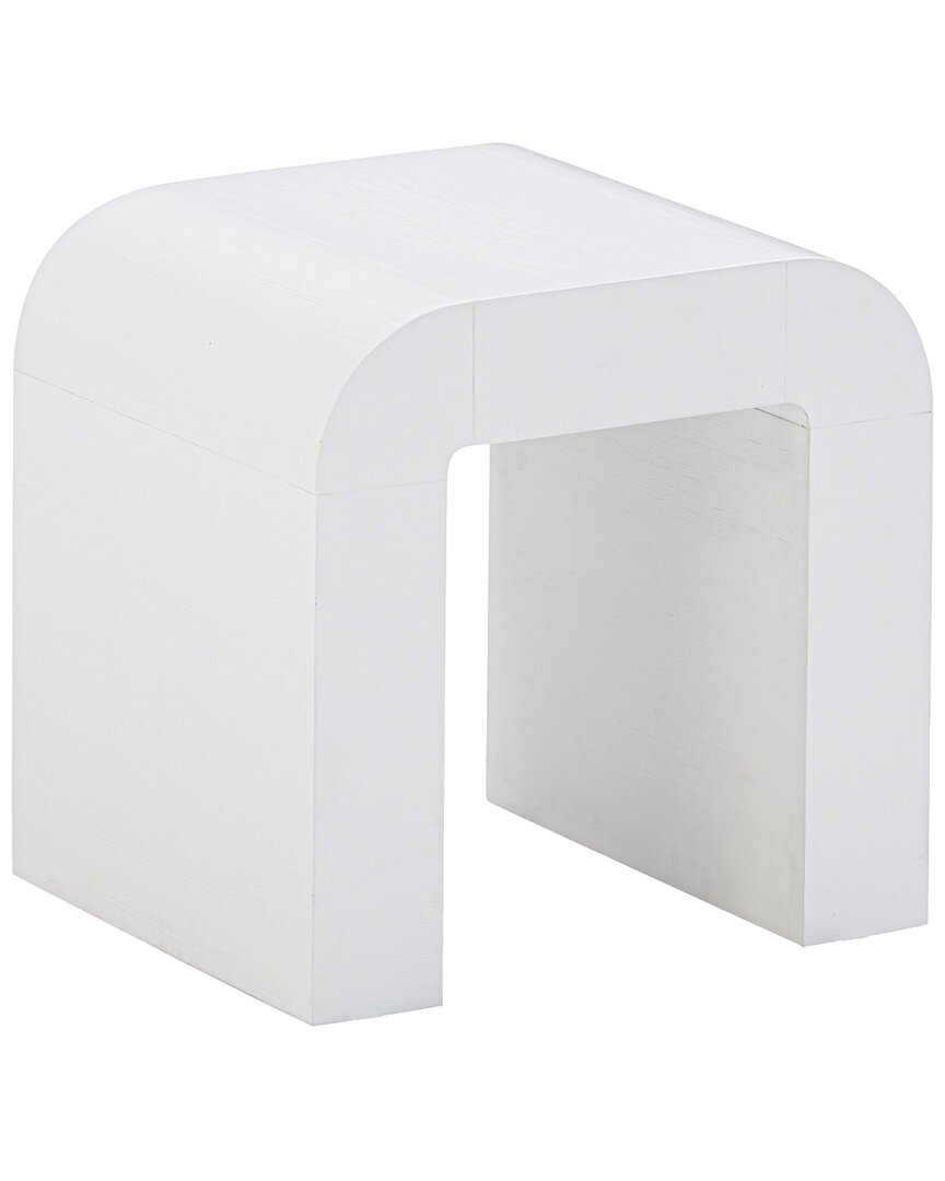 Tov Furniture Hump Side Table In White