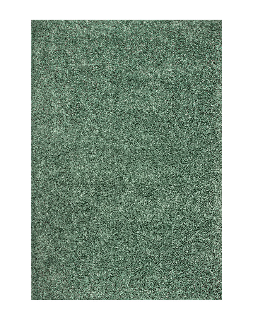 Shop Nuloom Kara Solid Shag Green Rug