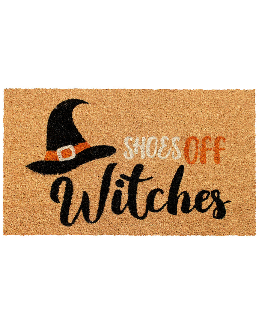 Master Weave Rug Smith Shoes Off Witches Doormat In Natural