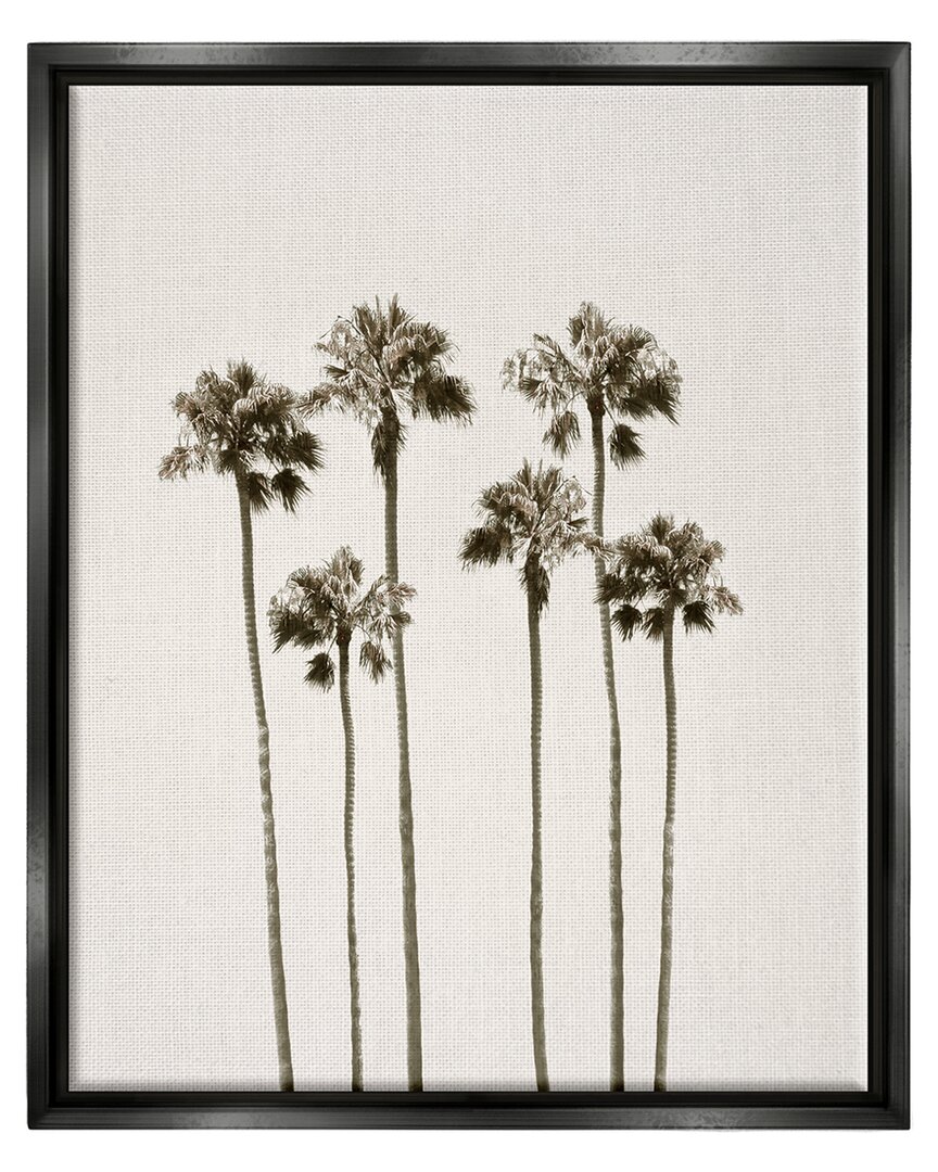Stupell Tall Palm Trees Looming Framed Floater Canvas Wall Art By Natalie Carpentieri